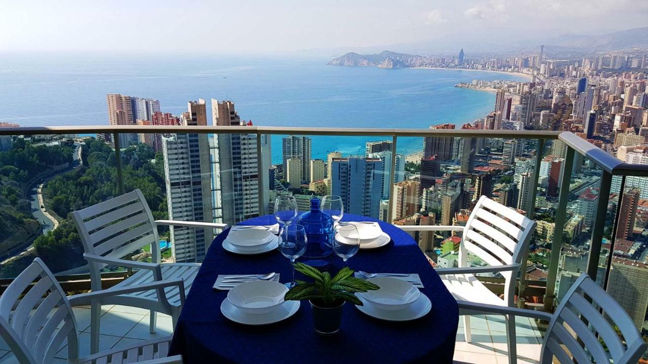 Highrise Apartment With Private Terrace & Sea Views - 34Th Floor Μπένιντορμ Εξωτερικό φωτογραφία