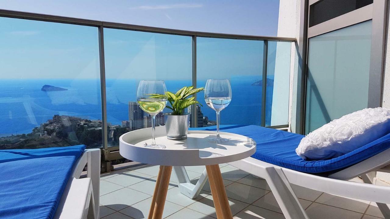 Highrise Apartment With Private Terrace & Sea Views - 34Th Floor Μπένιντορμ Εξωτερικό φωτογραφία