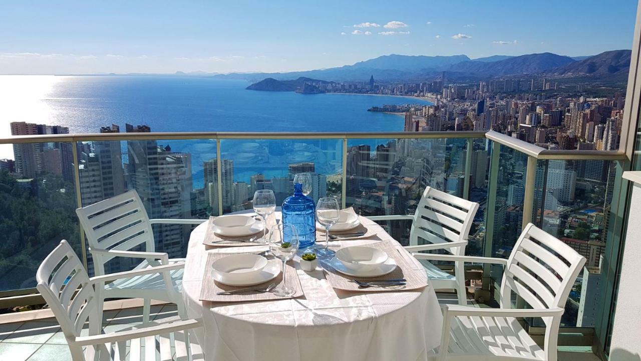 Highrise Apartment With Private Terrace & Sea Views - 34Th Floor Μπένιντορμ Εξωτερικό φωτογραφία