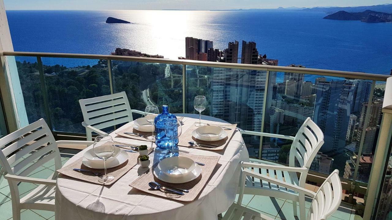 Highrise Apartment With Private Terrace & Sea Views - 34Th Floor Μπένιντορμ Εξωτερικό φωτογραφία